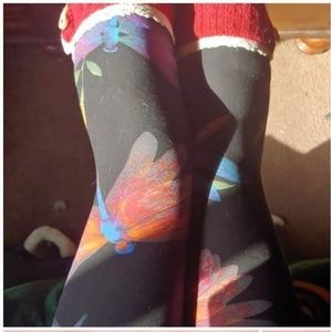 One Size Adult Colorful Dragonfly Print Leggings
